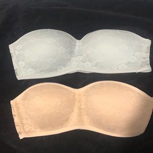 Victoria's Secret Strapless Bralette 2 for 1